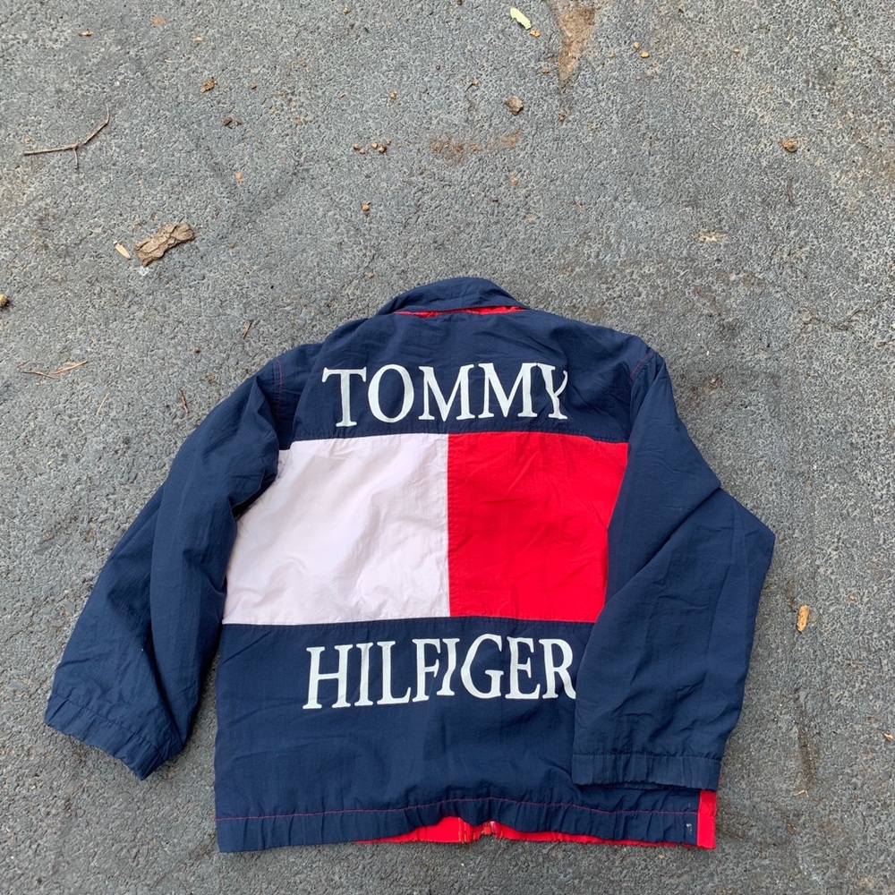 tommy Hilfiger vintage spell out jacket